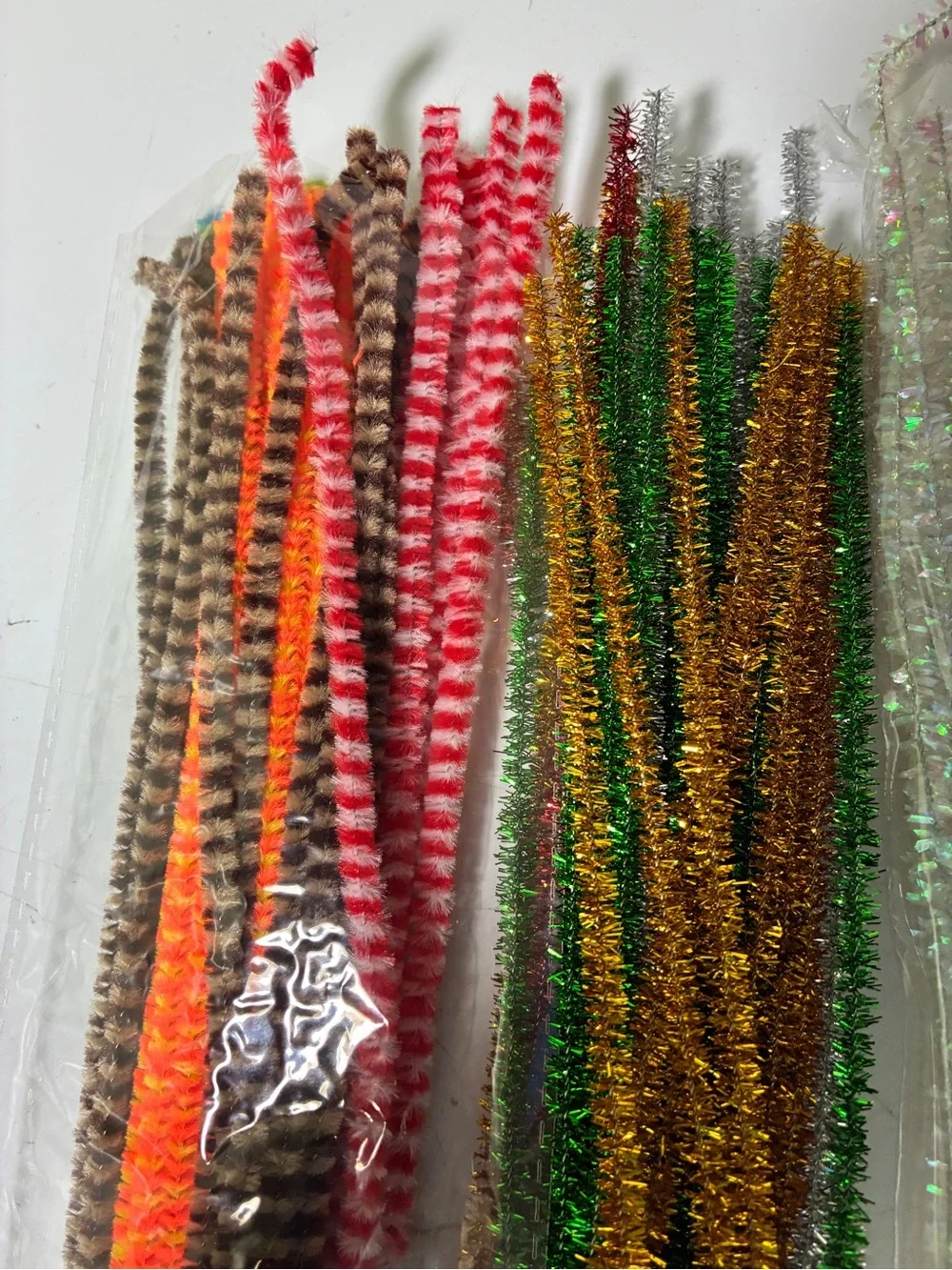 Craft Chenille Stems Pipe Cleaners - White, Black, Red & Assorted Colors